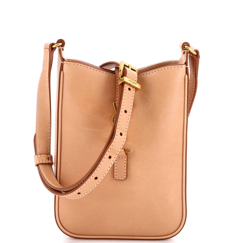 Saint Laurent Mini Le 5 a 7 Vertical Shoulder Bag Leather